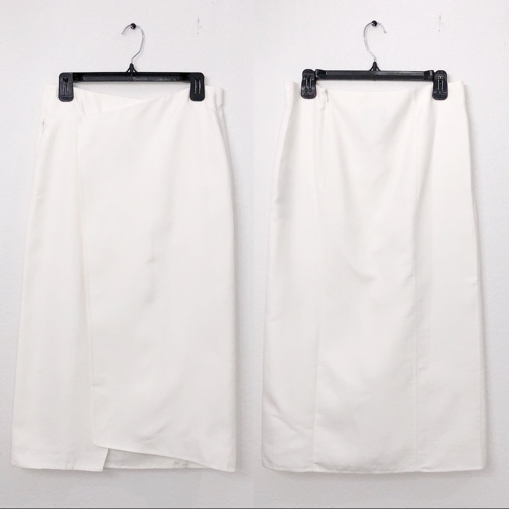 NWT AKRIS Double-Face Stretch Wrap Skirt - Picture 3 of 8